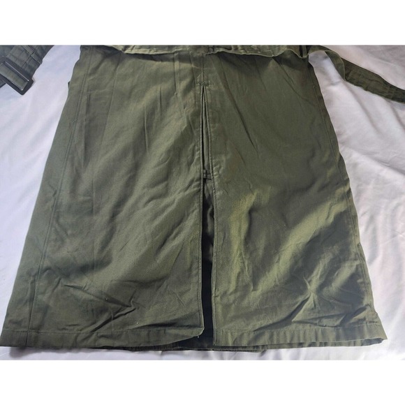 US Army Vietnam Long Overcoat Green Wool Liner Small 8405-261-6502 3rd Infantry - Picture 4 of 16